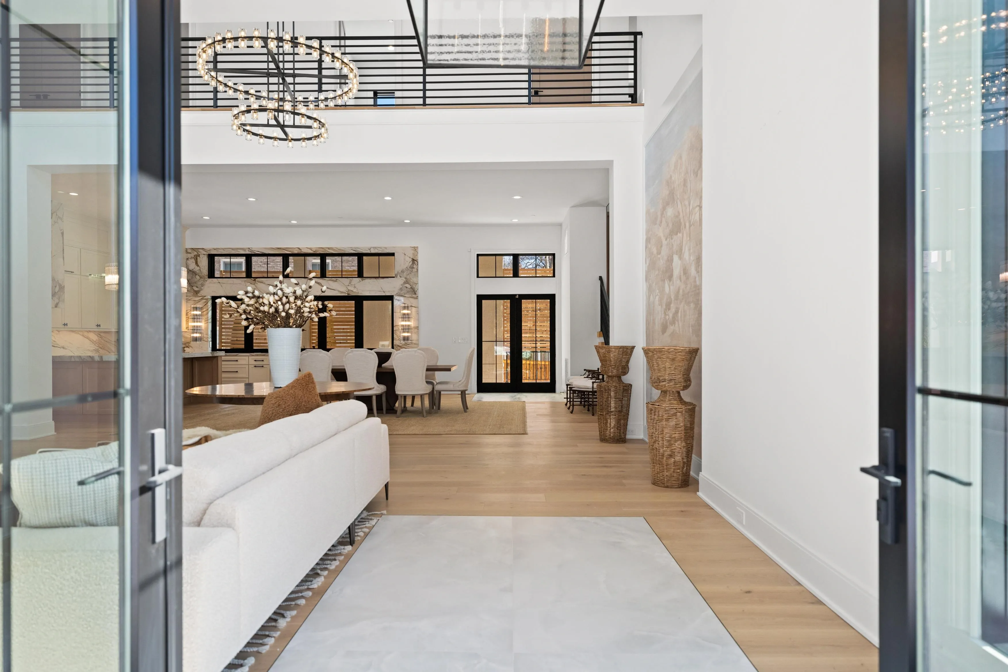 Foyer real estate photography in Bethesda