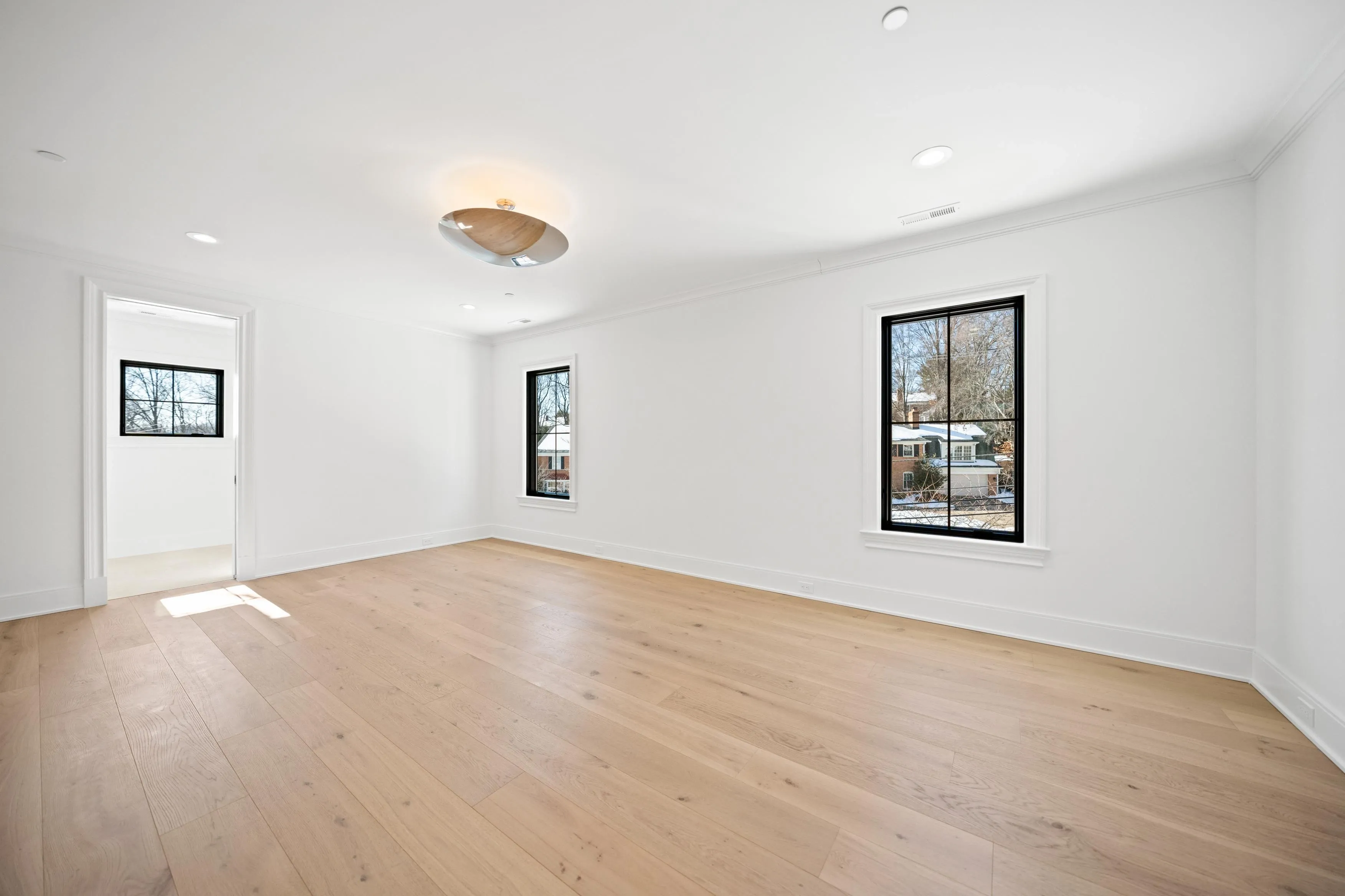 Master bedroom photography in Bethesda home