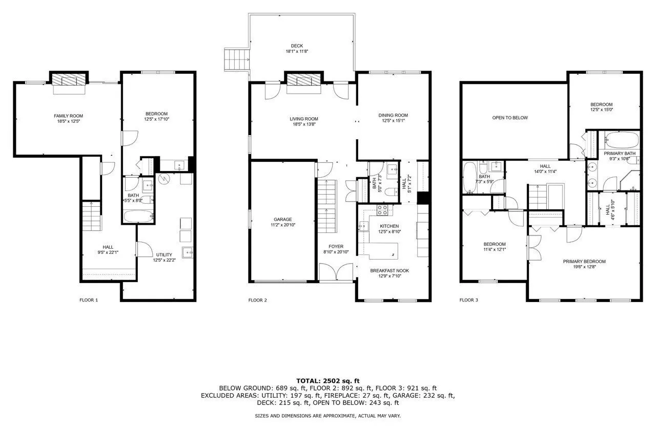 Professional 2D floor plan for real estate listing by Umedia