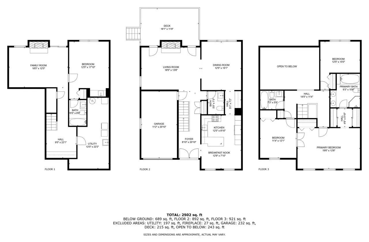 2D floor plan showing a multi-room property layout