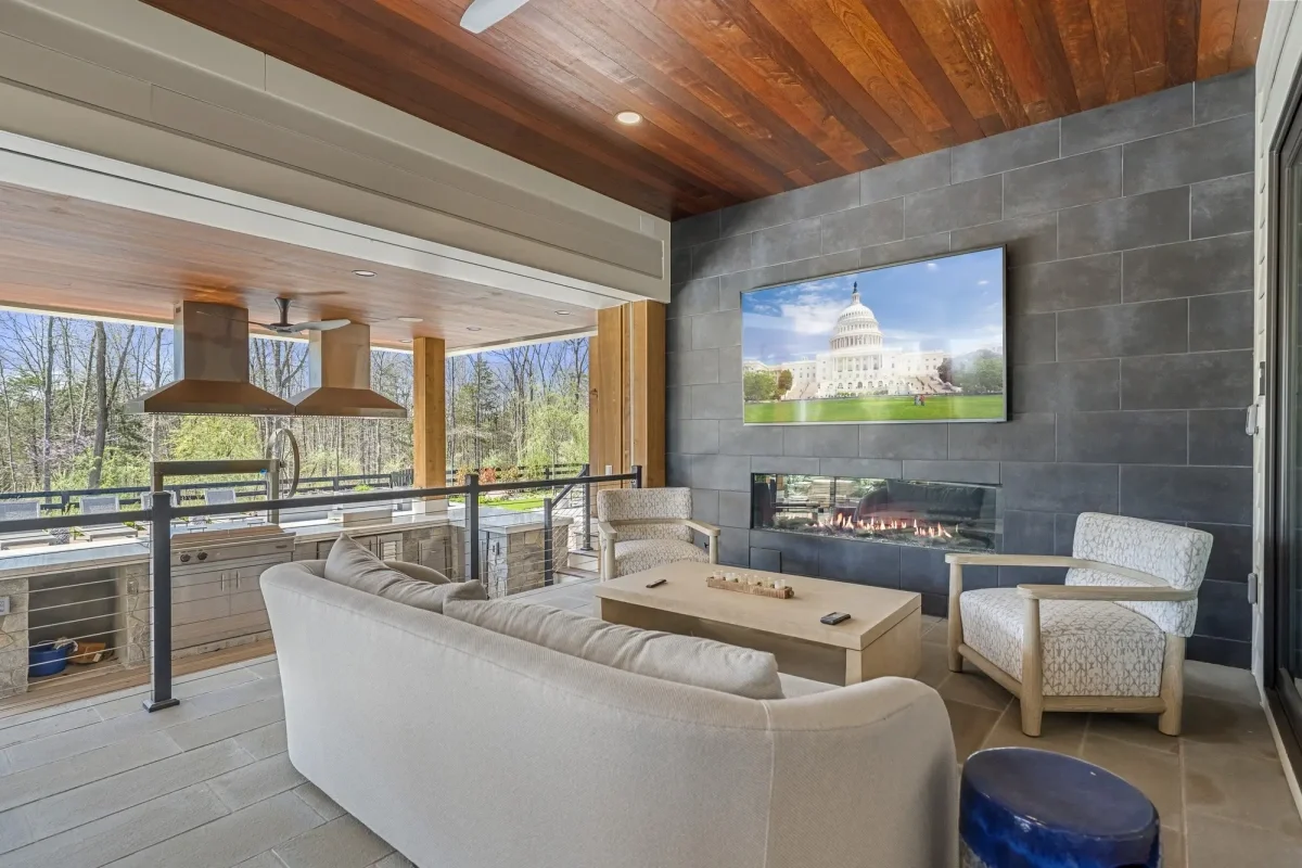 Stylish rental property interior photography