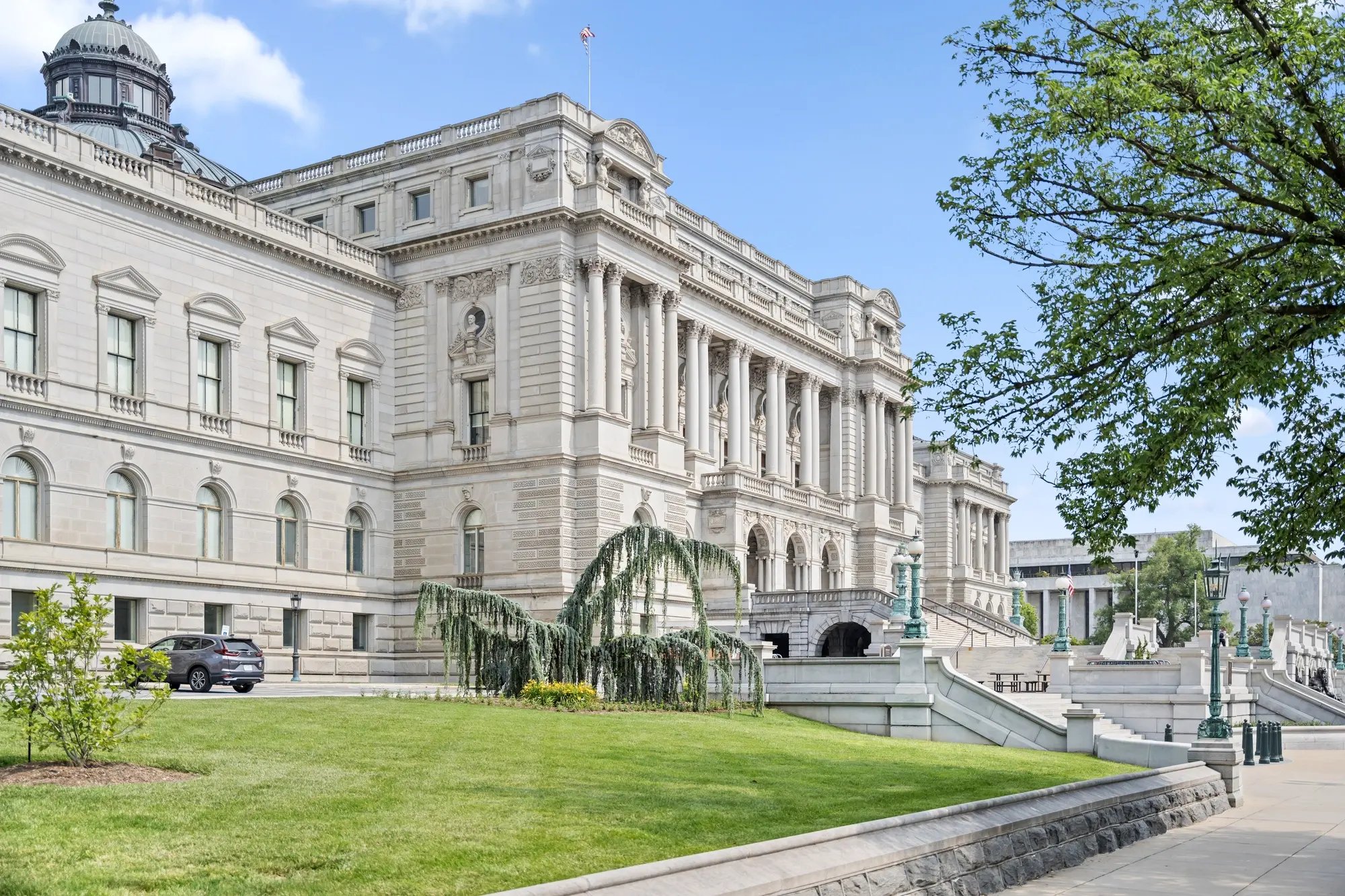 Washington DC real estate photography – exterior of Library of Congress building