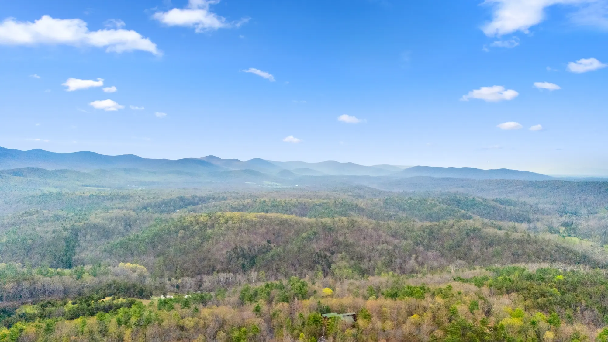 Professional drone shot of Basye, VA