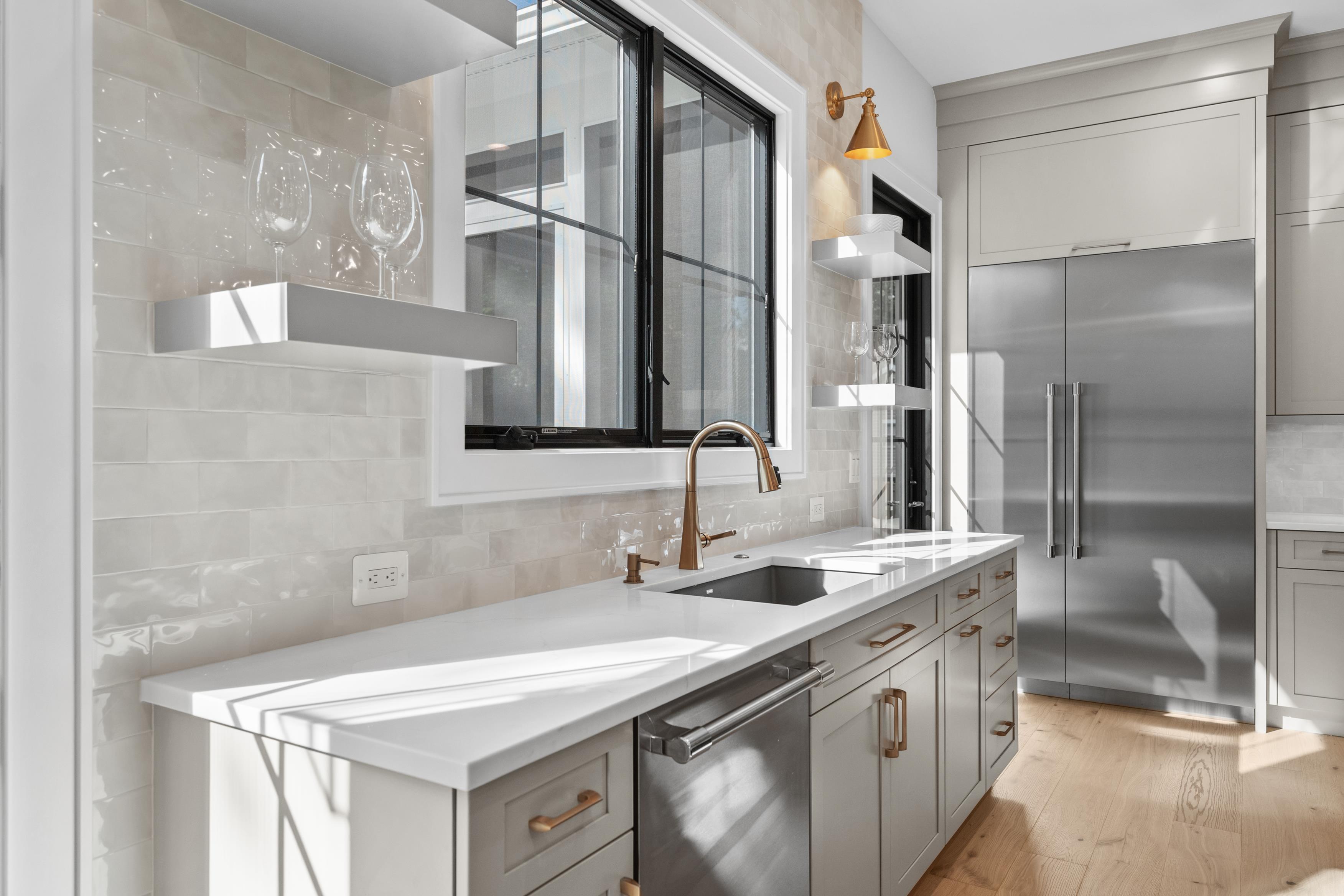 Modern cabinetry and dining space, Arlington luxury home