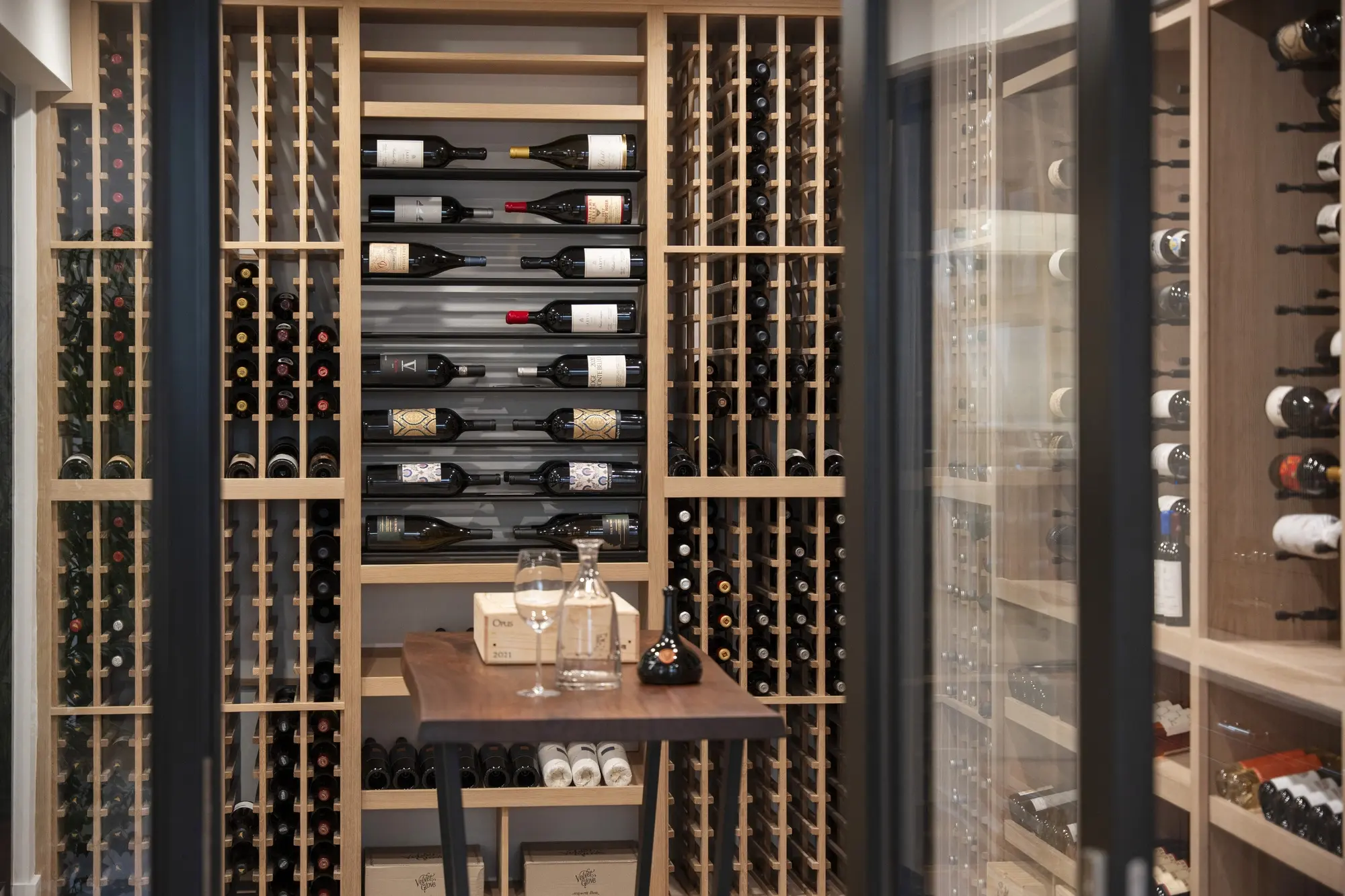 Backyard patio with stone hardscaping — Reston, VA