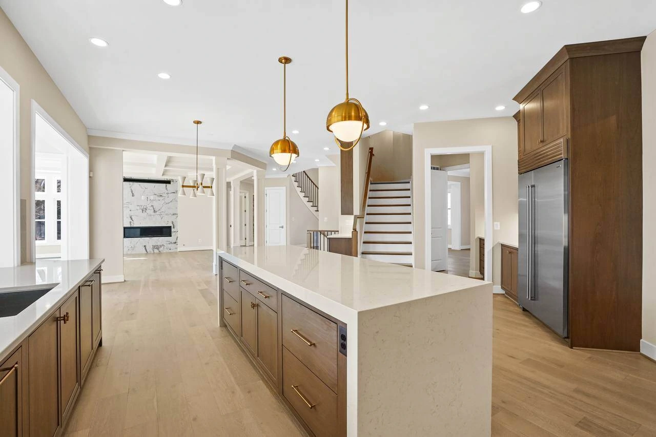 HDR real estate photo — modern kitchen